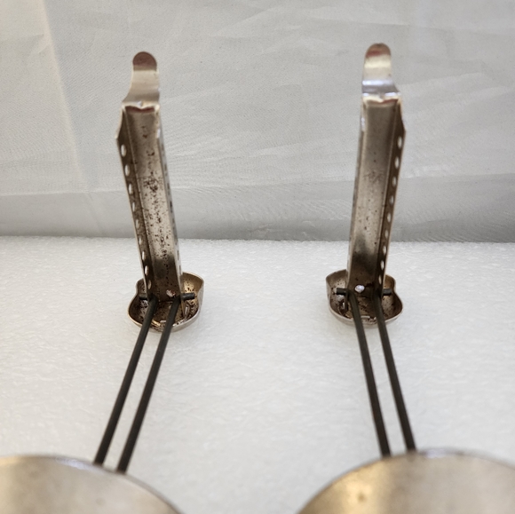 Vtg EKCO Hammered Metal Shoe Tree Shaper Stretcher Adjustable Pair - Picture 8 of 10